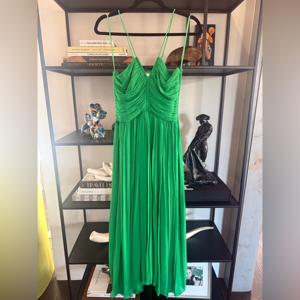 A.L.C. Vibrant Green Maxi Dress